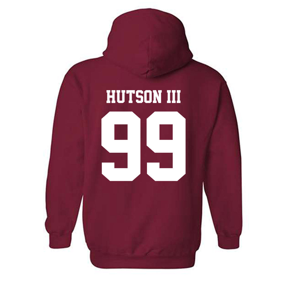 WSU - NCAA Football : Paul Hutson III - Classic Shersey Hooded Sweatshirt-1