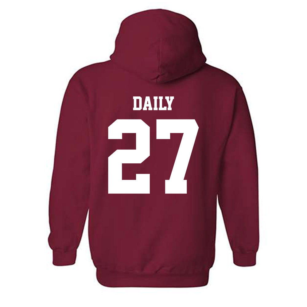 WSU - NCAA Baseball : Lleyton Daily - Classic Shersey Hooded Sweatshirt-1