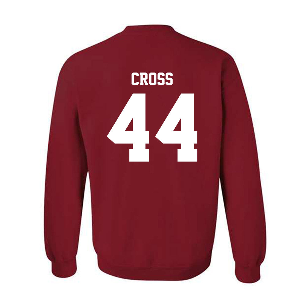WSU - NCAA Baseball : Brock Cross - Classic Shersey Crewneck Sweatshirt-1