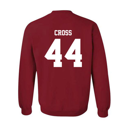 WSU - NCAA Baseball : Brock Cross - Classic Shersey Crewneck Sweatshirt-1