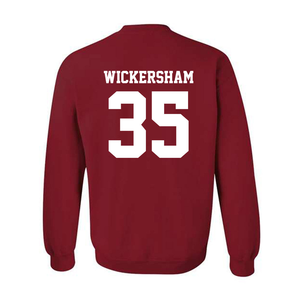 WSU - NCAA Baseball : Kaden Wickersham - Classic Shersey Crewneck Sweatshirt-1