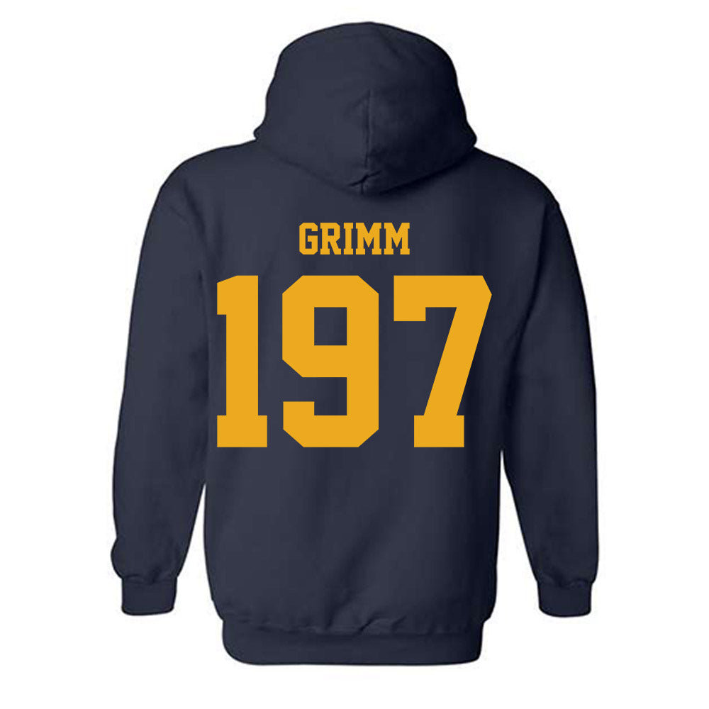 West Virginia - NCAA Wrestling : Coen Grimm - Classic Shersey Hooded Sweatshirt-1