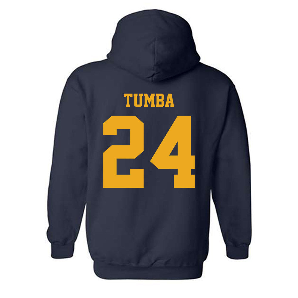 West Virginia - NCAA Women's Basketball : Divine Tumba - Classic Shersey Hooded Sweatshirt-1