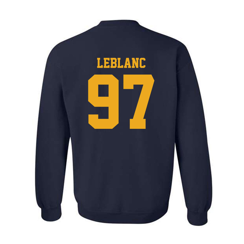 West Virginia - NCAA Football : Will LeBlanc - Classic Shersey Crewneck Sweatshirt-1