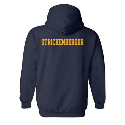 West Virginia - NCAA Wrestling : Jett Strickenberger - Classic Shersey Hooded Sweatshirt-1