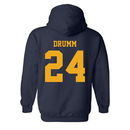 West Virginia - NCAA Football : Landon Drumm - Classic Shersey Hooded Sweatshirt-1