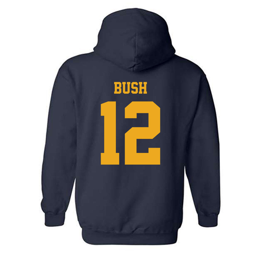 West Virginia - NCAA Men's Soccer : Tyler Bush - Classic Shersey Hooded Sweatshirt-1