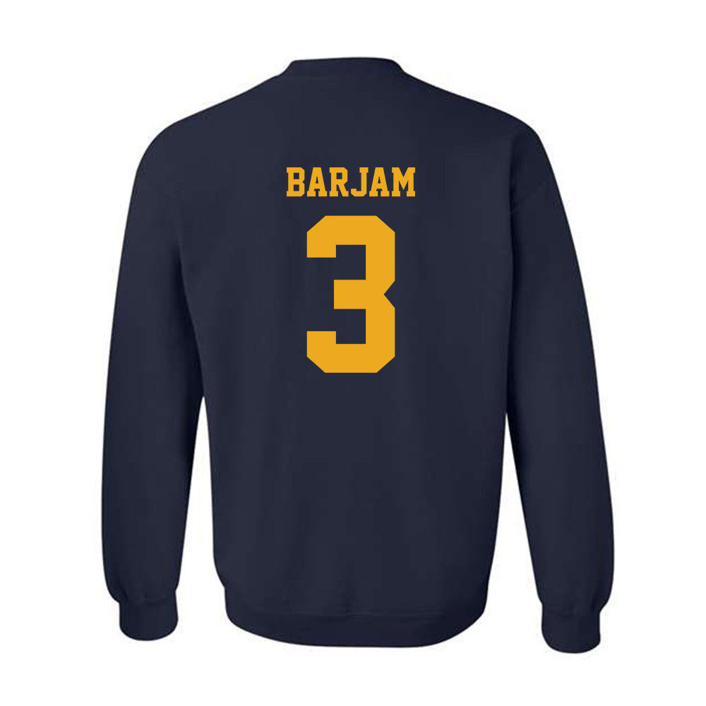West Virginia - NCAA Baseball : Zahir Barjam - Classic Shersey Crewneck Sweatshirt-1