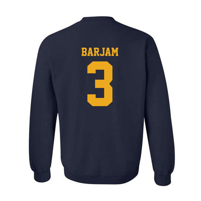 West Virginia - NCAA Baseball : Zahir Barjam - Classic Shersey Crewneck Sweatshirt-1