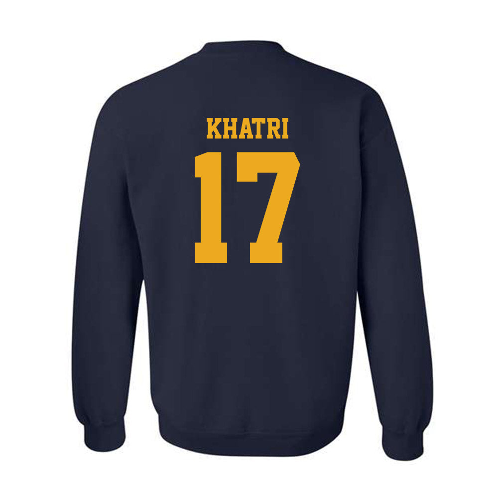 West Virginia - NCAA Football : Miles Khatri - Classic Shersey Crewneck Sweatshirt-1