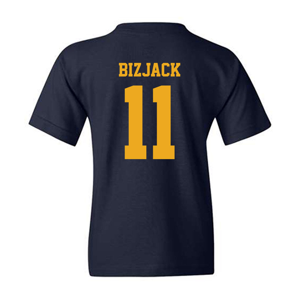 West Virginia - NCAA Men's Basketball : Finley Bizjack - Classic Shersey Youth T-Shirt-1