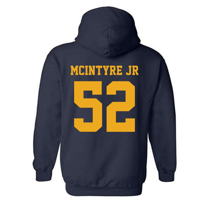West Virginia - NCAA Football : Corey McIntyre Jr - Classic Shersey Hooded Sweatshirt-1