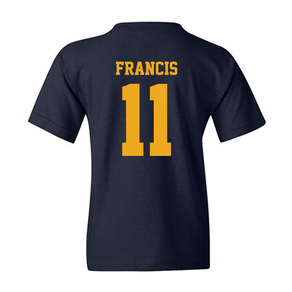 West Virginia - NCAA Football : TaRon Francis - Classic Shersey Youth T-Shirt-1