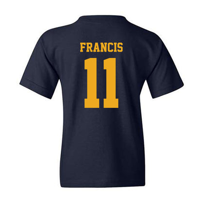 West Virginia - NCAA Football : TaRon Francis - Classic Shersey Youth T-Shirt-1