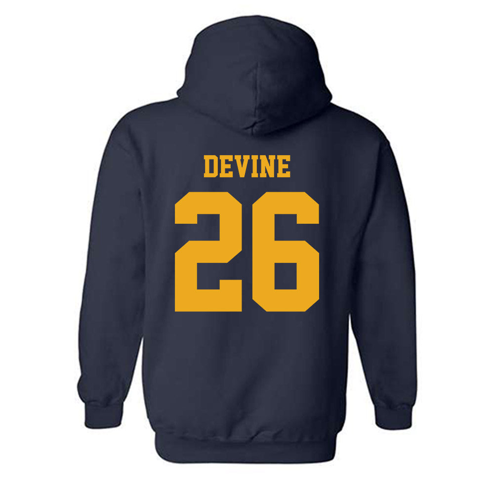West Virginia - NCAA Football : Andre Devine - Classic Shersey Hooded Sweatshirt-1