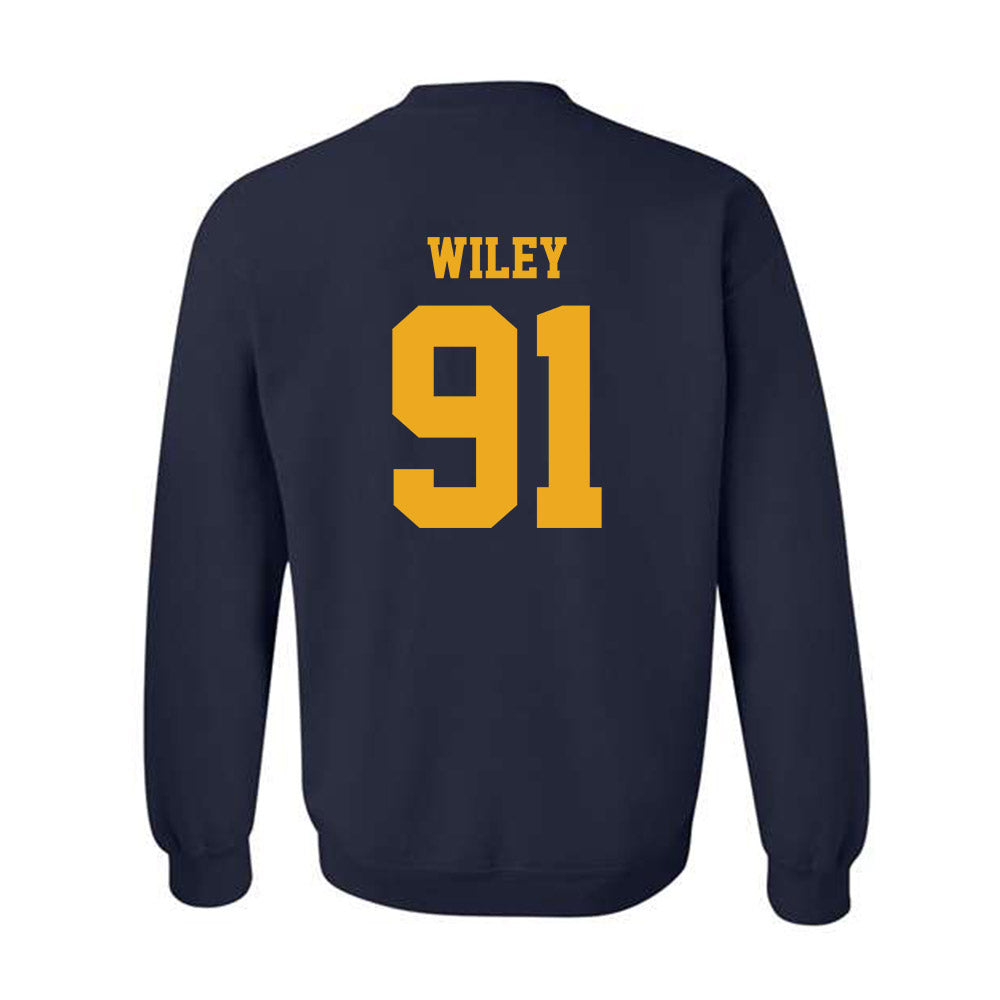 West Virginia - NCAA Football : Darius Wiley - Classic Shersey Crewneck Sweatshirt-1