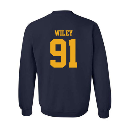 West Virginia - NCAA Football : Darius Wiley - Classic Shersey Crewneck Sweatshirt-1