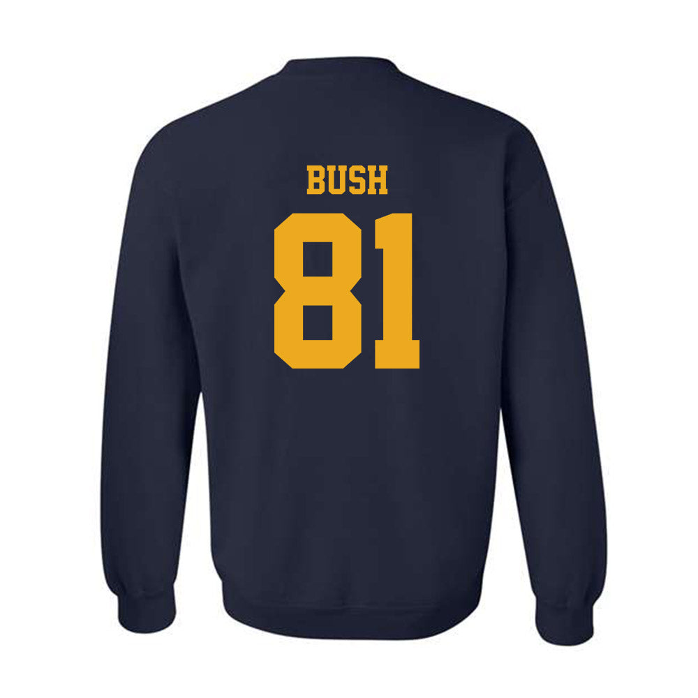West Virginia - NCAA Football : Kade Bush - Classic Shersey Crewneck Sweatshirt-1