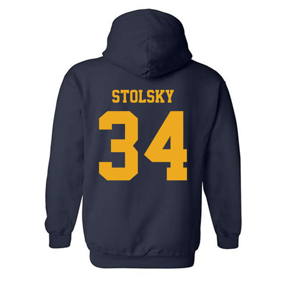 West Virginia - NCAA Football : Tyler Stolsky - Classic Shersey Hooded Sweatshirt-1