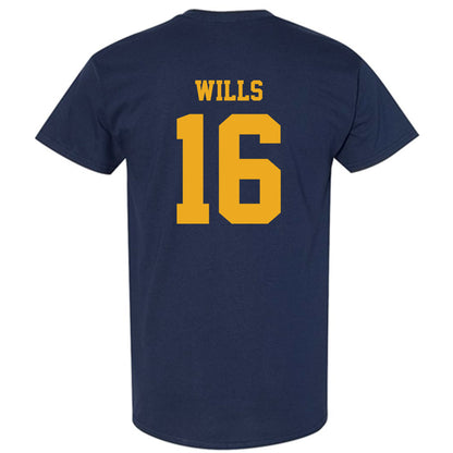West Virginia - NCAA Baseball : Brock Wills - Classic Shersey T-Shirt-1