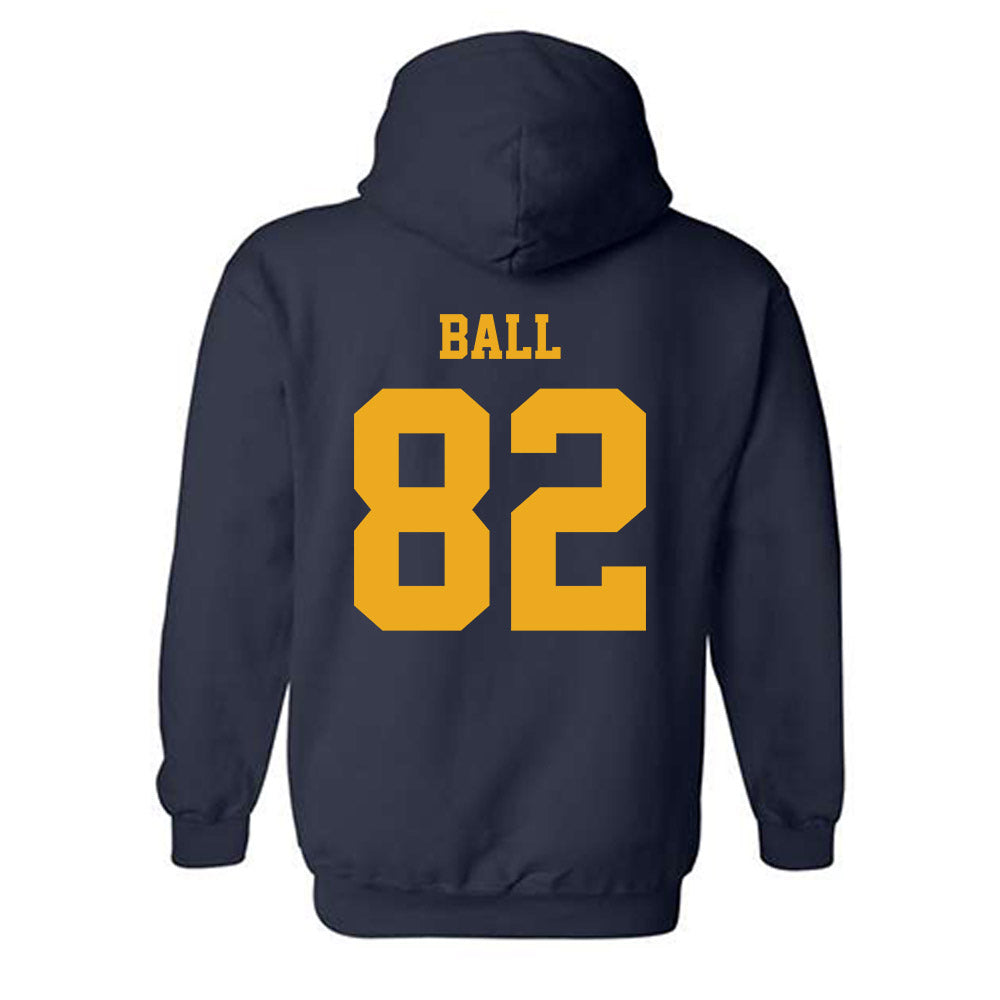 West Virginia - NCAA Football : Cam Ball - Classic Shersey Hooded Sweatshirt-1