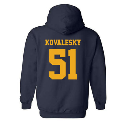 West Virginia - NCAA Football : Raymond Kovalesky - Classic Shersey Hooded Sweatshirt-1