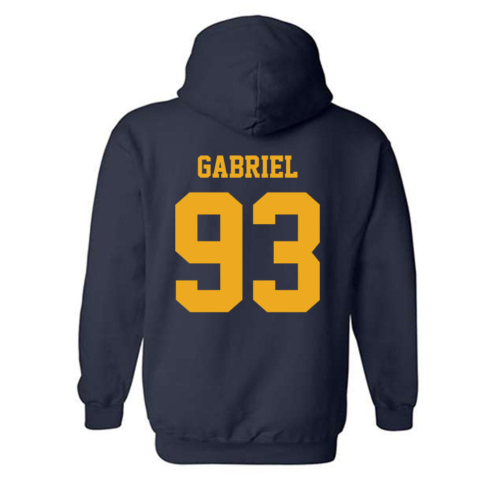 West Virginia - NCAA Football : Nate Gabriel - Classic Shersey Hooded Sweatshirt-1