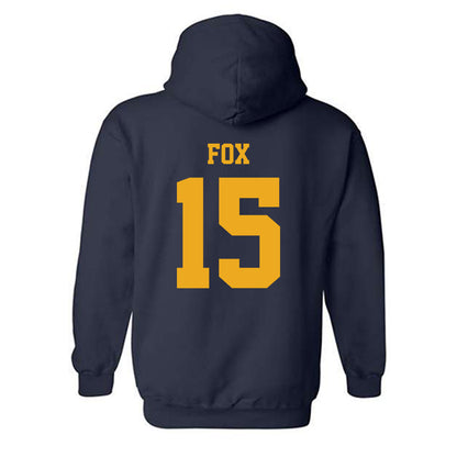 West Virginia - NCAA Football : Scotty Fox - Classic Shersey Hooded Sweatshirt-1