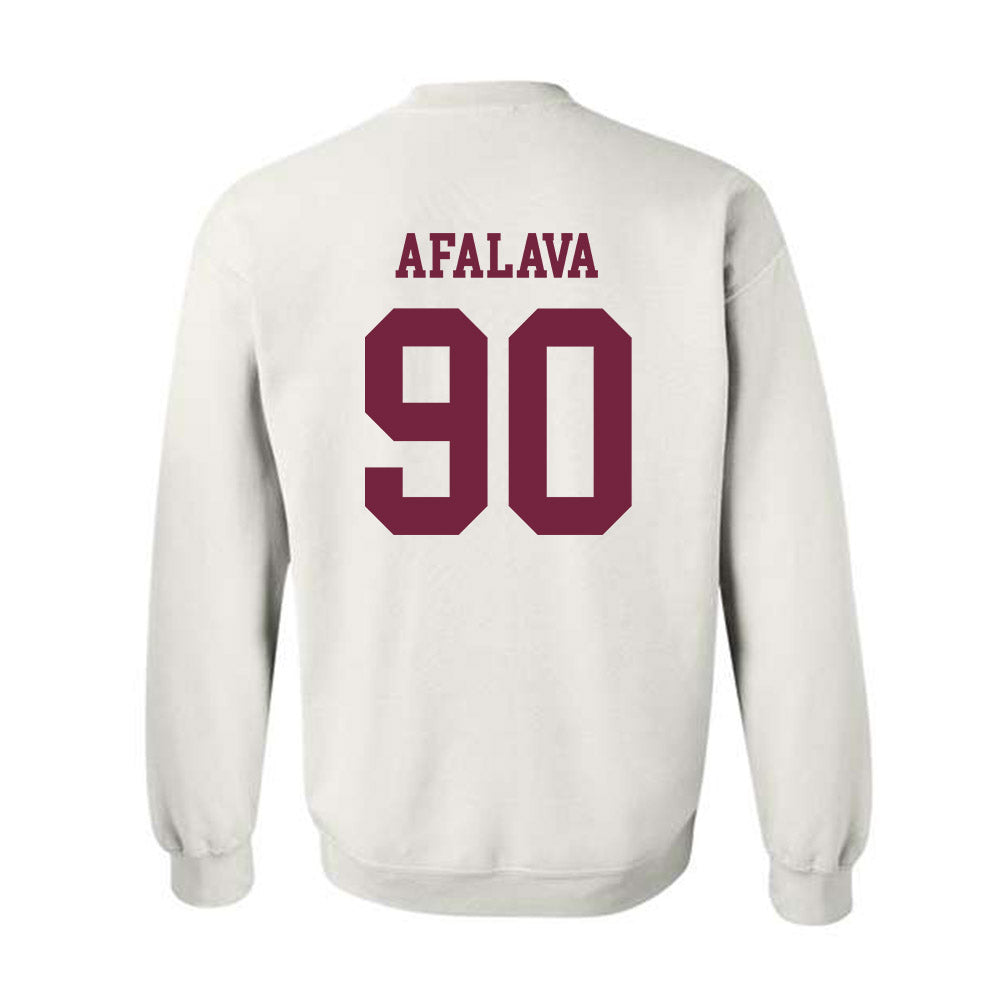 Fordham - NCAA Football : Tiumalu Afalava - Classic Shersey Crewneck Sweatshirt-1