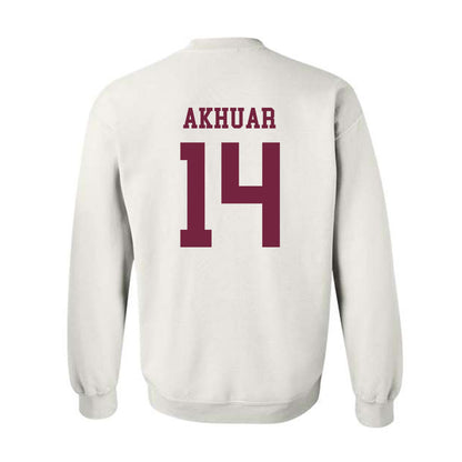 Fordham - NCAA Men's Basketball : Roor Akhuar - Classic Shersey Crewneck Sweatshirt-1