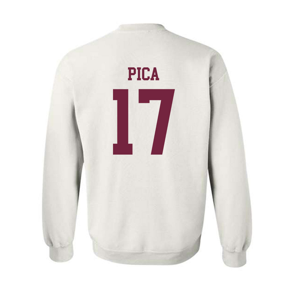 Fordham - NCAA Men's Soccer : Christian Pica - Classic Shersey Crewneck Sweatshirt-1