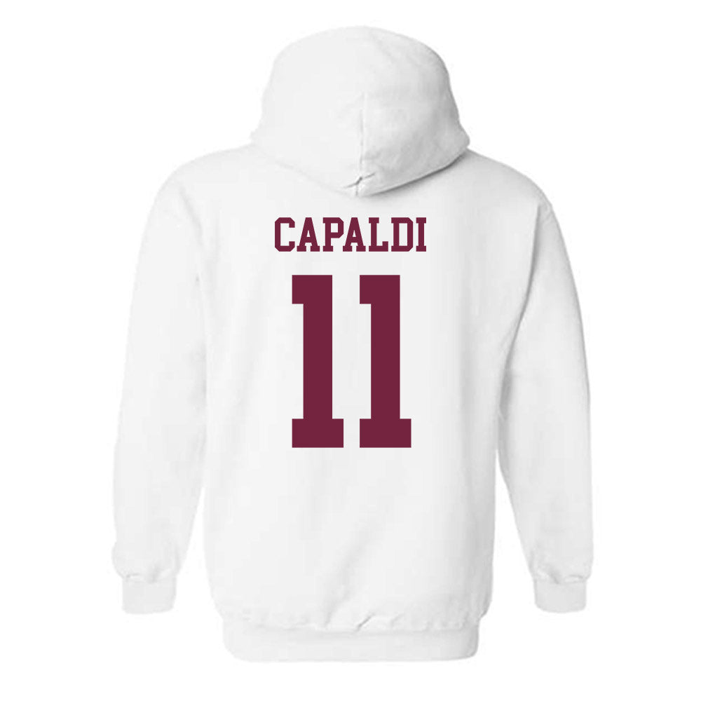 Fordham - NCAA Football : Jack Capaldi - Classic Shersey Hooded Sweatshirt-1