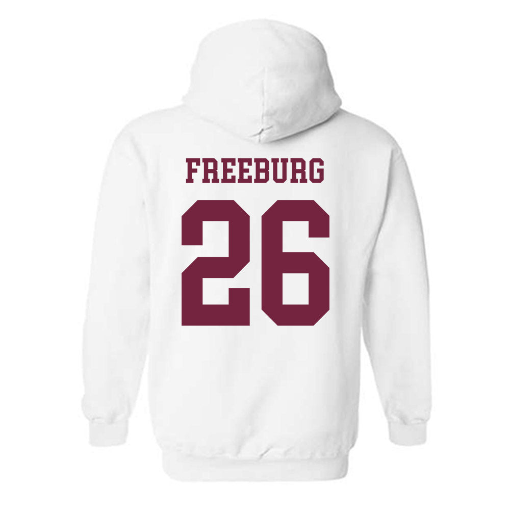 Fordham - NCAA Football : Jack Freeburg - Classic Shersey Hooded Sweatshirt-1