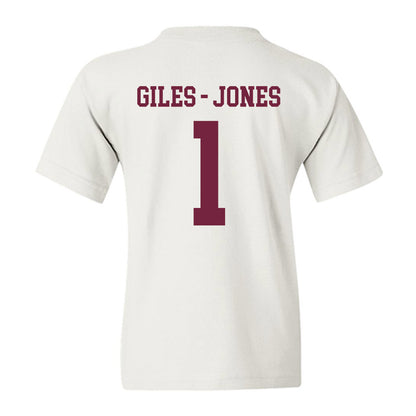 Fordham - NCAA Women's Basketball : Miya Giles - Jones - Classic Shersey Youth T-Shirt-1
