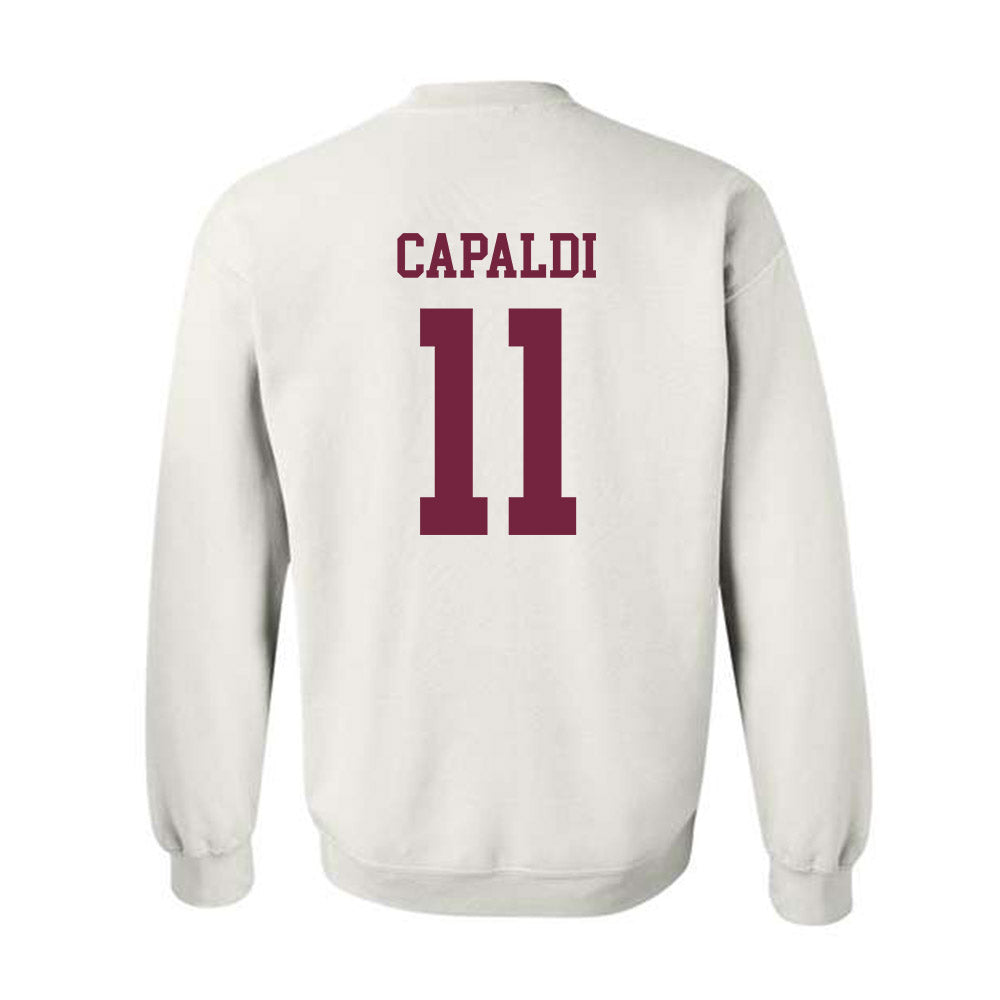 Fordham - NCAA Football : Jack Capaldi - Classic Shersey Crewneck Sweatshirt-1