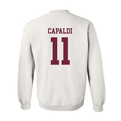 Fordham - NCAA Football : Jack Capaldi - Classic Shersey Crewneck Sweatshirt-1