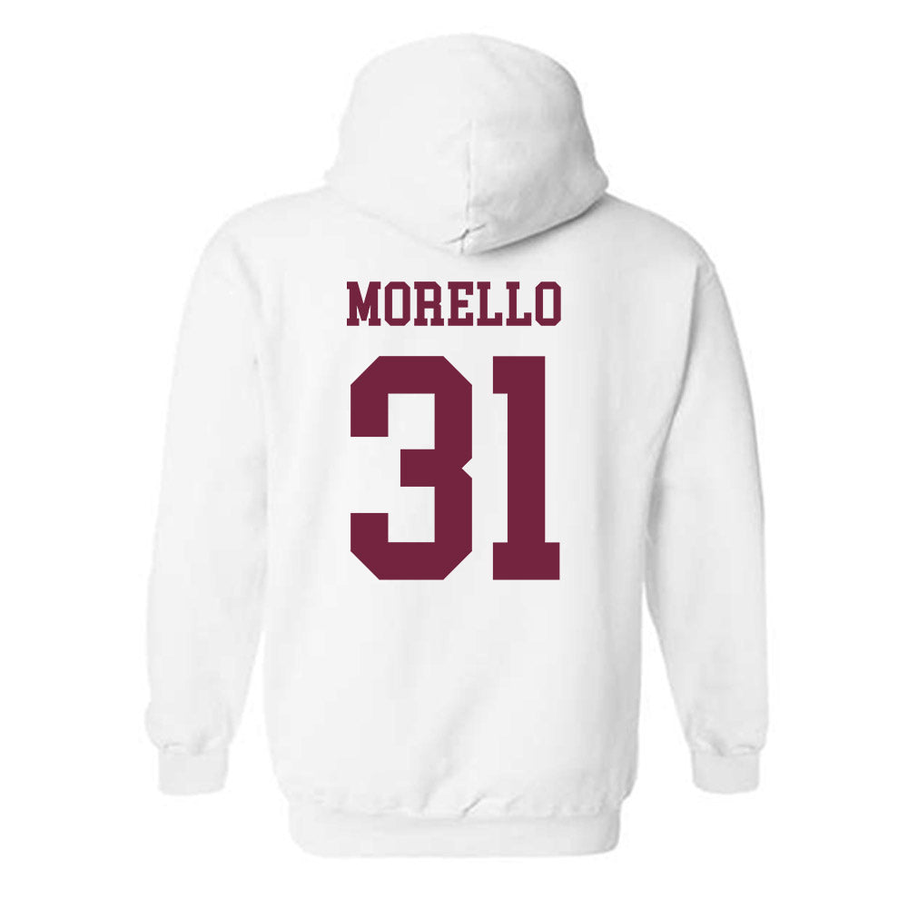 Fordham - NCAA Baseball : Mason Morello - Classic Shersey Hooded Sweatshirt-1