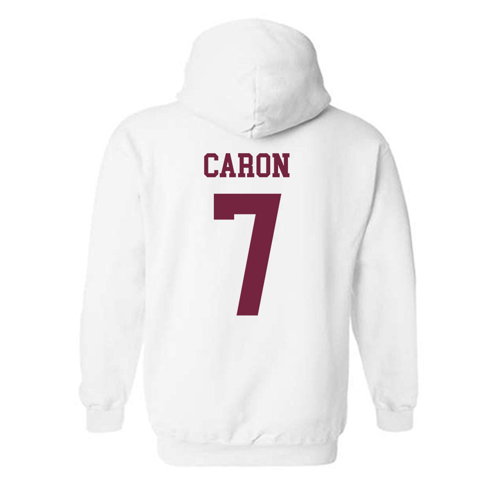 Fordham - NCAA Baseball : Michael Caron - Classic Shersey Hooded Sweatshirt-1
