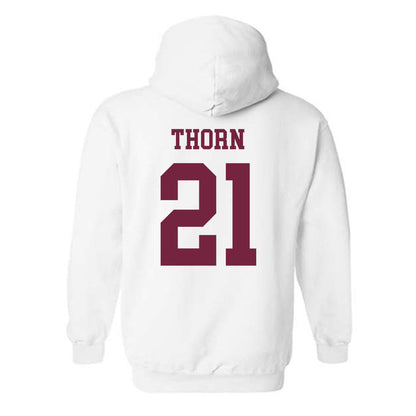 Fordham - NCAA Football : Michael Thorn - Classic Shersey Hooded Sweatshirt-1