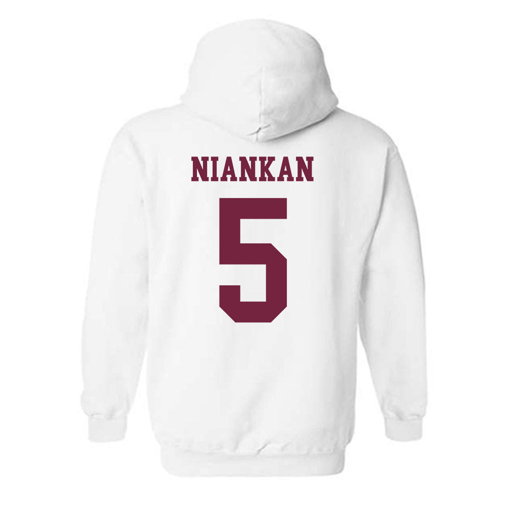 Fordham - NCAA Women's Basketball : Ornella Niankan - Classic Shersey Hooded Sweatshirt-1