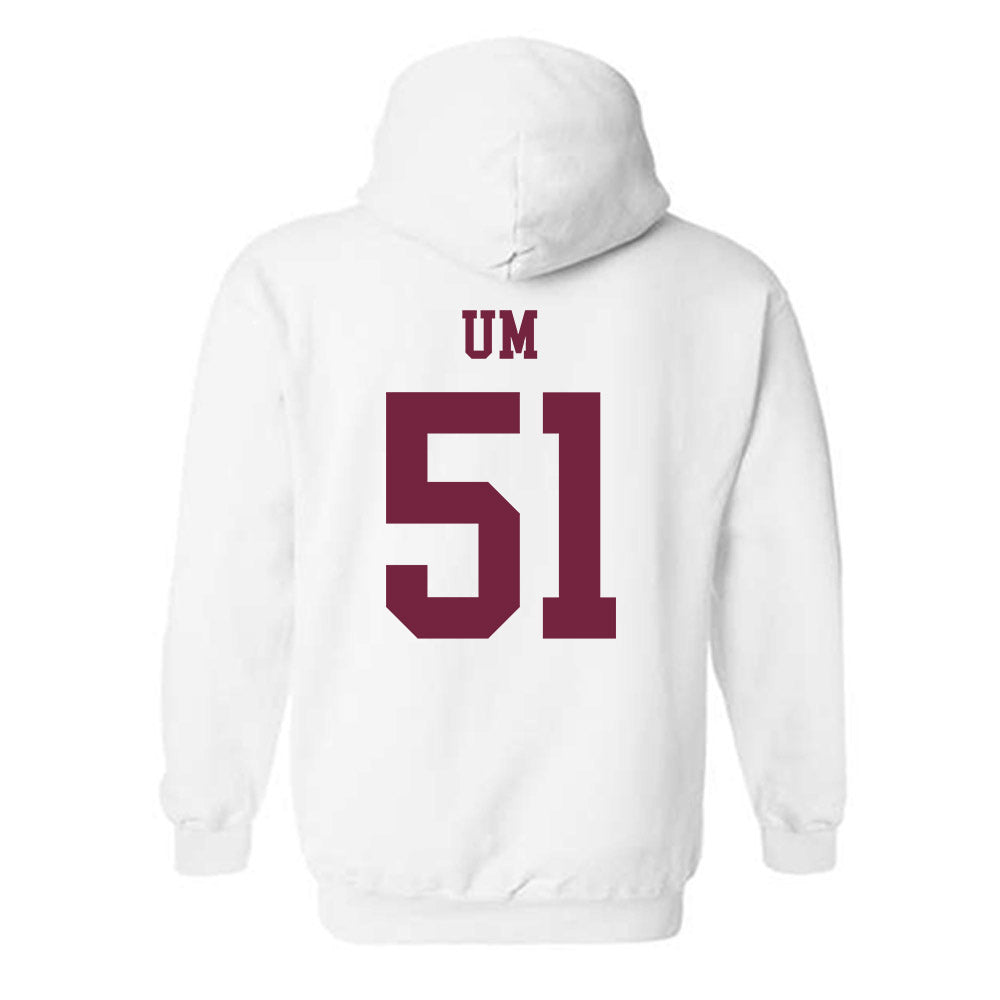 Fordham - NCAA Football : Ryan Um - Classic Shersey Hooded Sweatshirt-1