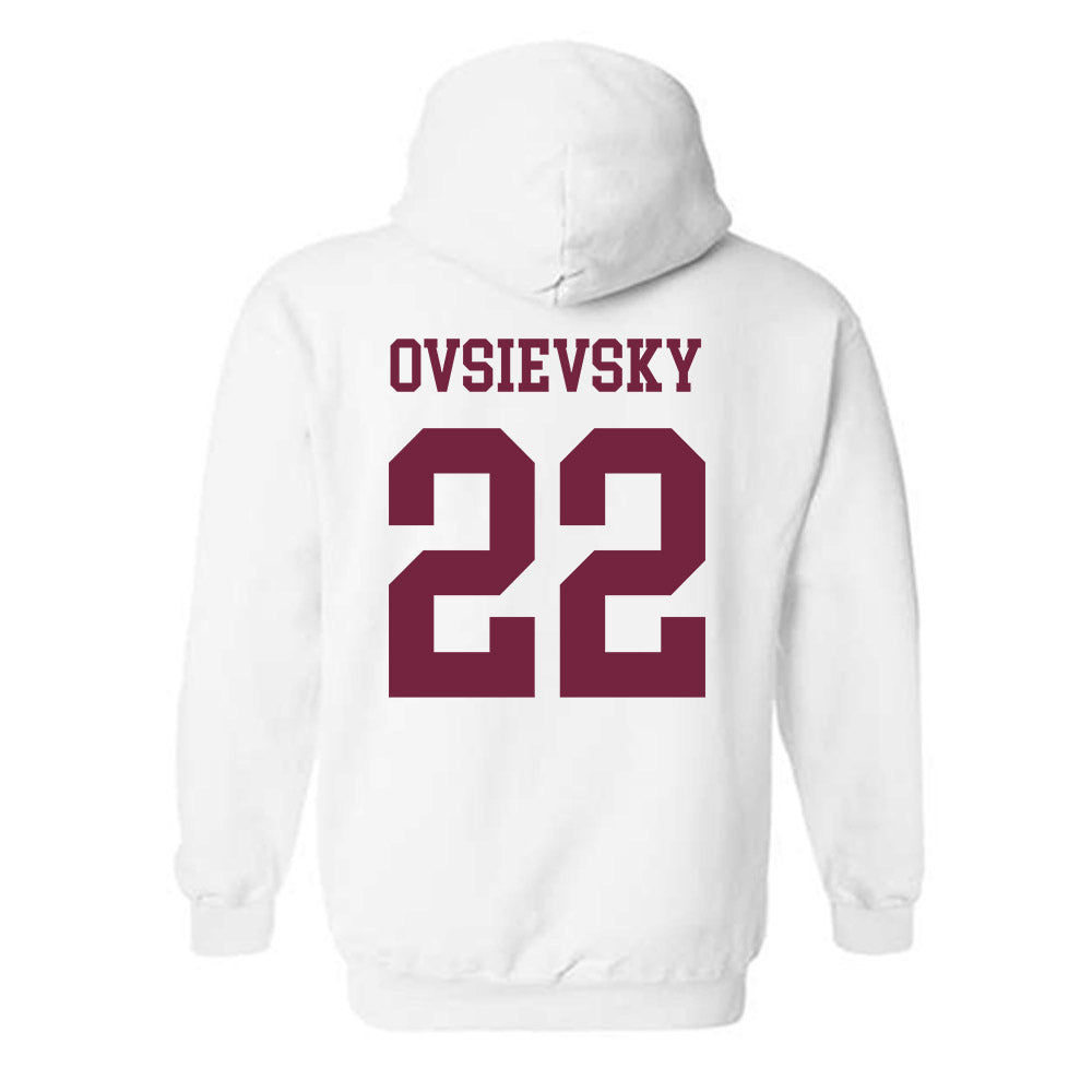 Fordham - NCAA Women's Soccer : Kit Ovsievsky - Classic Shersey Hooded Sweatshirt-1