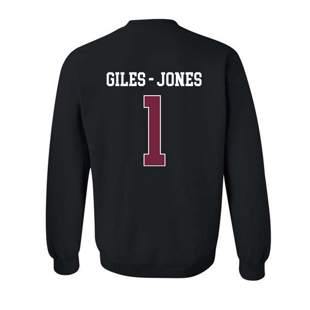 Fordham - NCAA Women's Basketball : Miya Giles - Jones - Classic Shersey Crewneck Sweatshirt-1