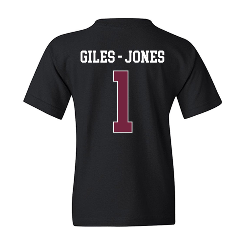 Fordham - NCAA Women's Basketball : Miya Giles - Jones - Classic Shersey Youth T-Shirt-1