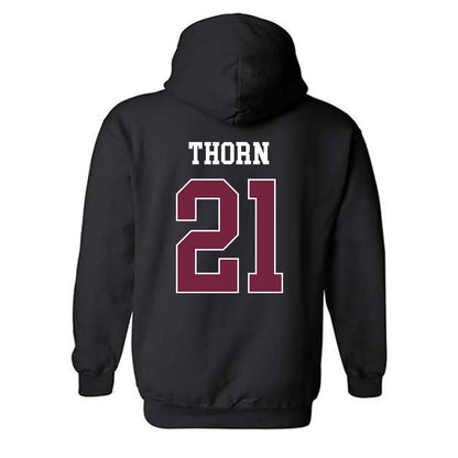 Fordham - NCAA Football : Michael Thorn - Classic Shersey Hooded Sweatshirt-1