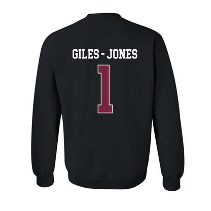 Fordham - NCAA Women's Basketball : Miya Giles - Jones - Classic Shersey Crewneck Sweatshirt-1