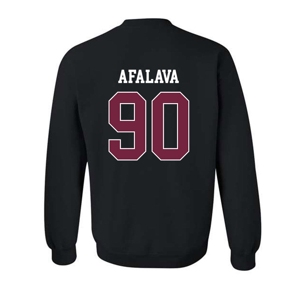 Fordham - NCAA Football : Tiumalu Afalava - Classic Shersey Crewneck Sweatshirt-1