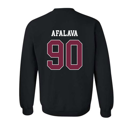 Fordham - NCAA Football : Tiumalu Afalava - Classic Shersey Crewneck Sweatshirt-1