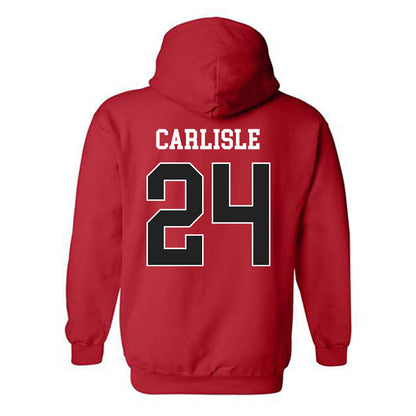Lamar - NCAA Baseball : Tanner Carlisle - Classic Shersey Hooded Sweatshirt-1