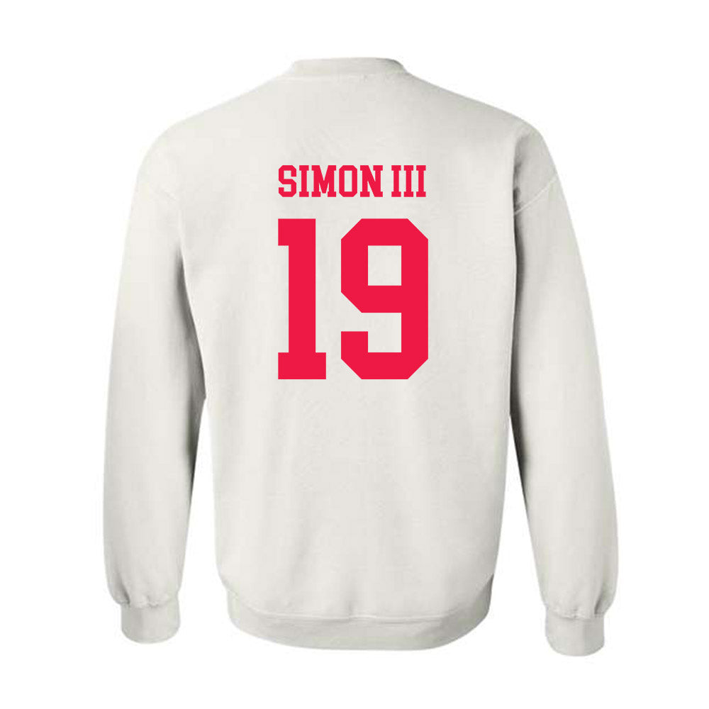 Lamar - NCAA Football : Albert Simon III - Classic Shersey Crewneck Sweatshirt-1